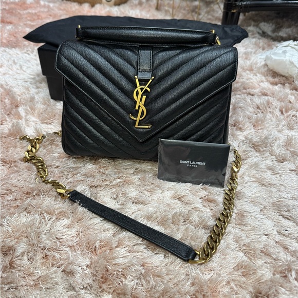 Authentic Saint Laurent college medium should bag new without tags - Picture 10 of 13